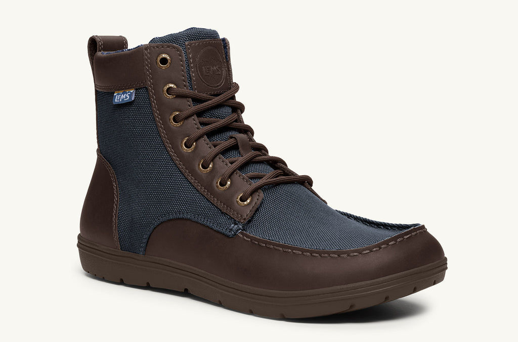 Boulder Lems Nylon Botas Hombre Azul Marino Marrones | UMH6613IC