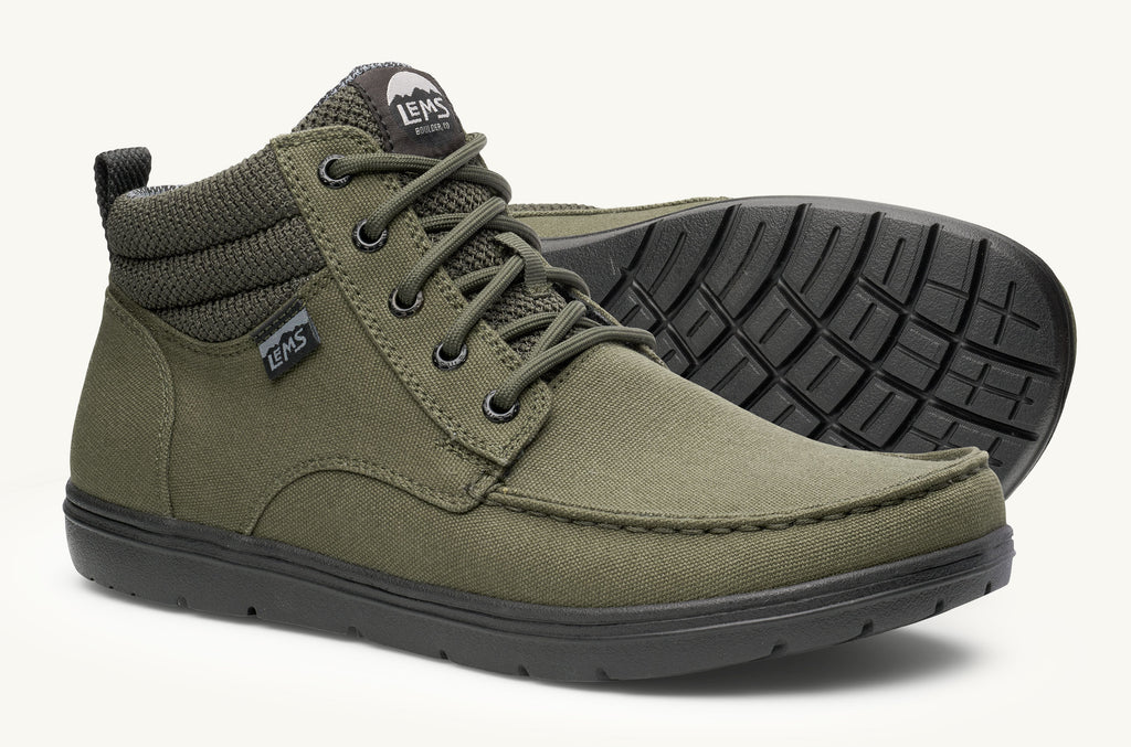 Boulder Lems Vegan Botas Hombre Verde | QNN323AQ