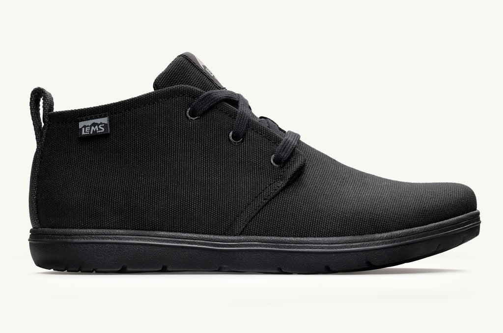 Chukka Lems Lona Botas Hombre Negras | EIV2740ZH