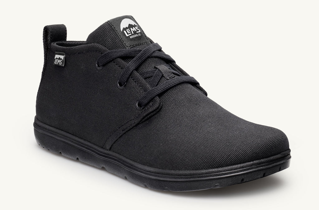 Chukka Lems Lona Botas Hombre Negras | EIV2740ZH