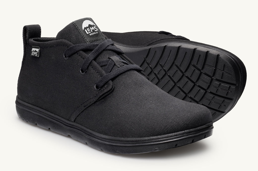 Chukka Lems Lona Botas Hombre Negras | EIV2740ZH