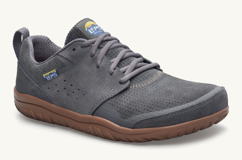 Primal Zen Lems Gamuza Zapatillas Hombre Gris Oscuro | YGS7779SD